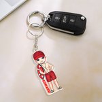 Personalizzato Cartoon Lifeguard portachiavi in acrilico con nome Uso quotidiano Apprezziamo il regalo di compleanno per i bagnini