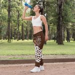 Personalized Highland Cow Soft Woman's Man's Sweatpants with Name and Drawstring Leisure Wear Birthday Gift for Highland Cow Lover