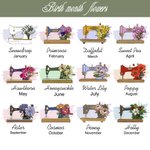 Personalised Birth Flower Sewing Machine Ceramic Coffee Mug with Name Home Kitchen Decor Birthday Gift for Mom Grandma Sewing Enthusiast