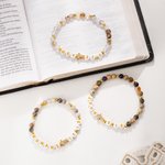 Henkilökohtainen Raamatun jae Cross Helmet rannerengas teksti uskonnollinen korut päivittäin kulumista syntymäpäivä kaste lahja naisille kristityt