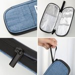 Personalised Diabetic Shit Portable Insulin Cooler Travel Case with Name and Optional Reusable Ice Packs Daily Use Birthday Gift for Diabetic Patients