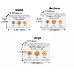 Personalised 1-12 Cute Cartoon Biscuits Food-grade Biscuit Storage Tin with Name and Text Party Favors Birthday Gift for Family Baking Lovers