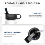 Personalised Cartoon Lifeguard Character Name 18 oz Water Bottle with Straw and Handle Birthday Summer Holiday Gift for Lifeguards