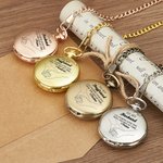 Personalized  I’ll Fucking Love You Until The End Of Time Pocket Watch with Engraved Name Birthday Anniversary Gift for Husband Boyfriend