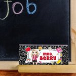 Personalised Cartoon Character Blackboard Rubber with 2 Whiteboard Markers Teacher's Day Back to School Appreciation Gift for Teachers Educators