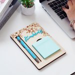 Henkilökohtainen akryyli nimi tahmea Huomautus puinen haltija asettaa kynän ja kynän Slot takaisin kouluun arvostus lahja opiskelijoille Opettaja