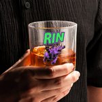 Gepersonaliseerd School Logo 10 oz Old Fashioned Rock Whiskey Glas met Naam Party Verzamelen Accessoires Afstuderen Gift voor Afgestudeerden Alcohol Lovers