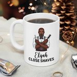 Gepersonaliseerde stijlvolle cartoon kapper keramische mok met naam en tekst Dagelijkse benodigdheden Salon opening verjaardagscadeau voor kapper vriend