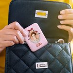 Personalized Princess Photo Frame Pocket Makeup Mirror with Name and LED Mirror Travel Essentials Birthday Gift for Women