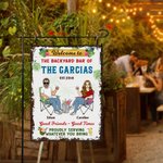 Gepersonaliseerde Retro Cartoon Personages Tinplate Metal Sign met naam Tuindeur Decor Verjaardagscadeau voor familie vrienden tuinieren liefhebbers