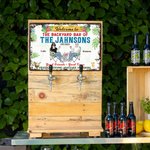 Personalised Retro Cartoon Characters Metal Sign with Name Garden Door Decor Birthday Gift for Friends Family Gardening Lovers