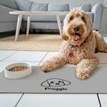 Gepersonaliseerde Mulitcolor Kat Hond Avatar PU lederen Pet Place Mat met naam Verjaardag Verjaardag Herinnering Gift voor huisdiereigenaren Friend Famlily