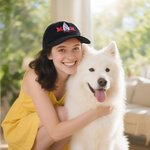 Casquette de baseball brodée personnalisée Chien Chat Maman Papa Photo avec année Anniversaire Cadeau de vacances pour les propriétaires d'animaux de compagnie Lovers
