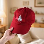 Casquette de baseball brodée personnalisée Chien Chat Maman Papa Photo avec année Anniversaire Cadeau de vacances pour les propriétaires d'animaux de compagnie Lovers