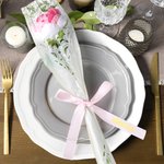 Henkilökohtainen auringonkukka ruusu ikuinen Corchet kukkia teksti nauha asetettu 3 häät puolue suosikki vuosipäivä lahja vieras Bridemaid varten