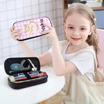 Estuche de lápices personalizado con iniciales de animales y nombre Regalo de vuelta al cole para niños Niñas