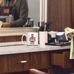 Gepersonaliseerde stijlvolle cartoon kapper keramische mok met naam en tekst Dagelijkse benodigdheden Salon opening verjaardagscadeau voor kapper vriend