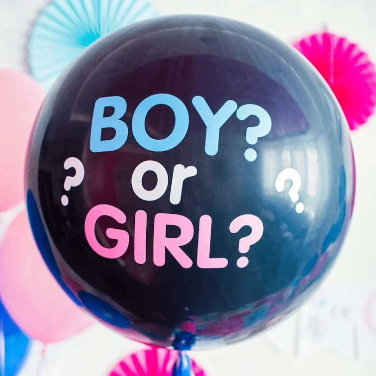 Geschenke für eine Gender Reveal Party