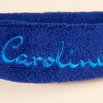 Personligt broderat namn Svettavvisande sportpannband Sporttillbehör Födelsedagspresent för sportälskare