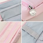 Personalisiertes Niedliches Cartoon Federmäppchen mit Namen 3 Reißverschlussfächern Einschulung Schulanfang Geburtstag Geschenk für Jungen Mädchen