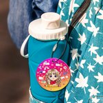 Gepersonaliseerde leuke cartoon karakter acryl tas Tag met naam dagelijks gebruik terug naar school Gift voor jongens meisjes