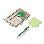 Henkilökohtainen akryyli nimi tahmea Huomautus puinen haltija asettaa kynän ja kynän Slot takaisin kouluun arvostus lahja opiskelijoille Opettaja