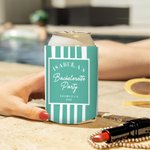 Cadeau de mariage personnalisé pour les demoiselles d'honneur lors de l'enterrement de vie de jeune fille.