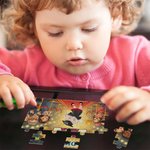 Personlig tecknad gradering pojke flicka karaktär träpussel med namn rumsinredning Kindergarten gradering födelsedagspresent för barn