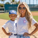 Personalized Ice Cream Drip Baseball Mama 100% Cotton T-shirt with Name Birthday Baseball Game Gift for Baseball Mom Baseball Lovers