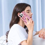 Gepersonaliseerde Cartoon Girl Flying Birth Flower Multicolor TPU telefoonhoesje voor iPhone met naam Fashion accessoires vakantie verjaardagscadeau voor vrouwen