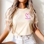 Personalized Ice Cream Drip Baseball Mama 100% Cotton T-shirt with Name Birthday Baseball Game Gift for Baseball Mom Baseball Lovers