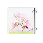 Personalisierte Eine Umarmung von Mama Little Rabbit Spiral Geschichte Bilderbuch mit Namen Kinder Wachstum Geburtstag Geschenk für Jungen Mädchen