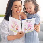 Personalisierte Eine Umarmung von Mama Little Rabbit Spiral Geschichte Bilderbuch mit Namen Kinder Wachstum Geburtstag Geschenk für Jungen Mädchen