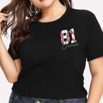 Personalized Baseball Number 100% Cotton T-shirt with Name Birthday Baseball Game Gift for Baseball Mom Baseball Lovers