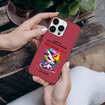 Personalisierte Cartoon Löwe Fuchs Grumpy Tiere Multicolor TPU Telefon Fall für iPhone mit Namen lustig Urlaub Geburtstag Geschenk für Familie Freunde