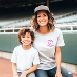 Personalized Ice Cream Drip Baseball Mama 100% Cotton T-shirt with Name Birthday Baseball Game Gift for Baseball Mom Baseball Lovers