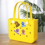 Personalized Cute Dog Paw Bag Charm with Name Accessory for Bogg Birthday Gift for Dog Pet Lovers