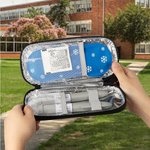 Personalised Rainbow Insulated Insulin Pen Cooler Travel Case with Name and Optional Ice Pack Diabetic Supplies Birthday Gift for Diabetics Patients