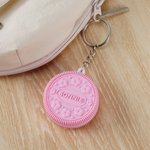 Personalised 3D Printing Biscuit Keychain with Name Anniversary Birthday Gift for Couple Biscuit Lovers