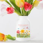 Personalized Grandma's Garden 2-15 Birth Flowers Ceramic Vase with Names and Text Home Decoration Birthday Gift for Mom Grandma