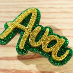 Personalizzato Multicolore Glitter Nome Borsa Acrilico Pulsante Fascino Accessori per Bogg Compleanno Spiaggia Festa Estate Vacanza Regalo per Lei