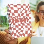 Quaderno a spirale A5 personalizzato con 120 pagine foderate Forniture scolastiche Regalo di ritorno a scuola per bambini