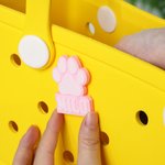 Personalized Cute Dog Paw Bag Charm with Name Accessory for Bogg Birthday Gift for Dog Pet Lovers