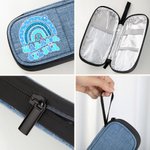Personalised Rainbow Insulated Insulin Pen Cooler Travel Case with Name and Optional Ice Pack Diabetic Supplies Birthday Gift for Diabetics Patients