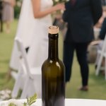 Personalised Leaves Mountain Wine Stopper with Name and Date Wedding Party Anniversary Gift for Newlyweds