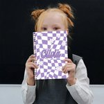 Quaderno a spirale A5 personalizzato con 120 pagine foderate Forniture scolastiche Regalo di ritorno a scuola per bambini