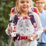 Personalized Fire Lorry Name Food-grade Stainless Steel Insulated Kid Water Bottle with Handle and Straw Birthday Back to School Gift for Boys Girls