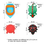 Jouet en Impression 3D Personnalisé avec Nom Petits Pelle et Râteau Inclus Cadeau de Voyage Anniversaire pour Enfant