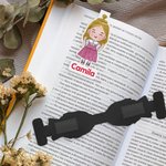 Gepersonaliseerde leuke cartoon Kid magnetische bladwijzer Clip met naam lezen benodigdheden terug naar school verjaardagscadeau voor jongens meisjes boekenwurmen