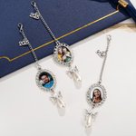 Personalisierte Perle Schmetterling Abschlusskappe Charme Quaste Memorial Ornament mit Foto Klasse von 2025 Graduierung Geschenk für Absolventen